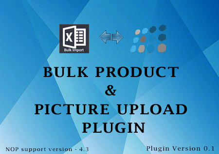 Bulk Upload Plugin For Nopcommerce